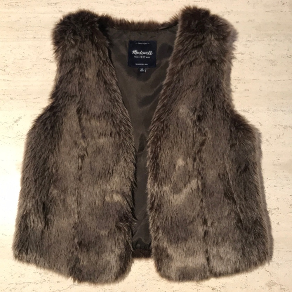 Madewell Faux Fur Vest